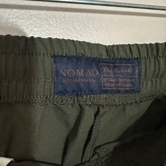 Nomad Men's Dark Green Athletic Shorts - Picture 2 of 3